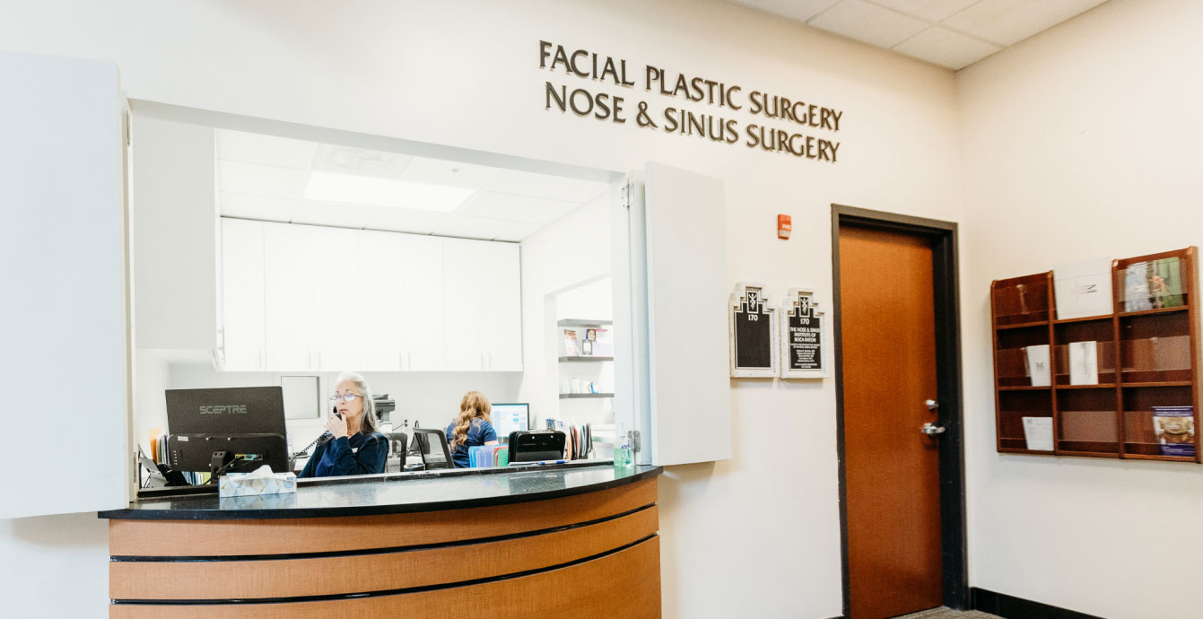 Facial Plastic Surgery Nose and Sinus Surgery - reception