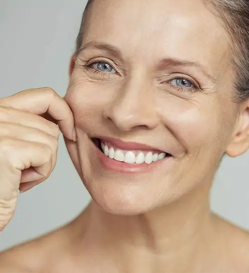 Featured Procedures: Facial Liposuction (female model)