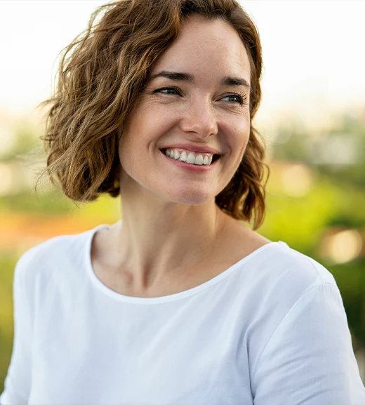 Radiant Young Woman With Balanced Facial Profile After Rhinoplasty